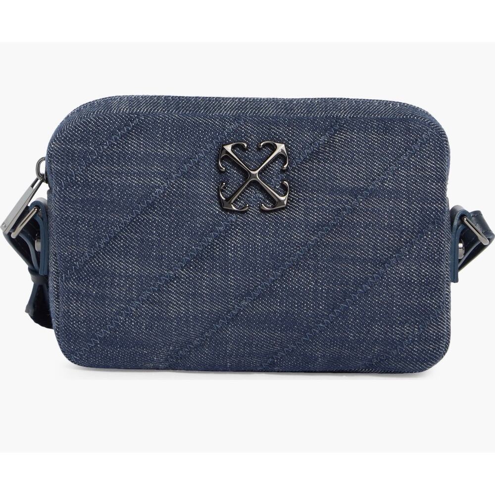 Off-White
small quilted denim shoulder bag